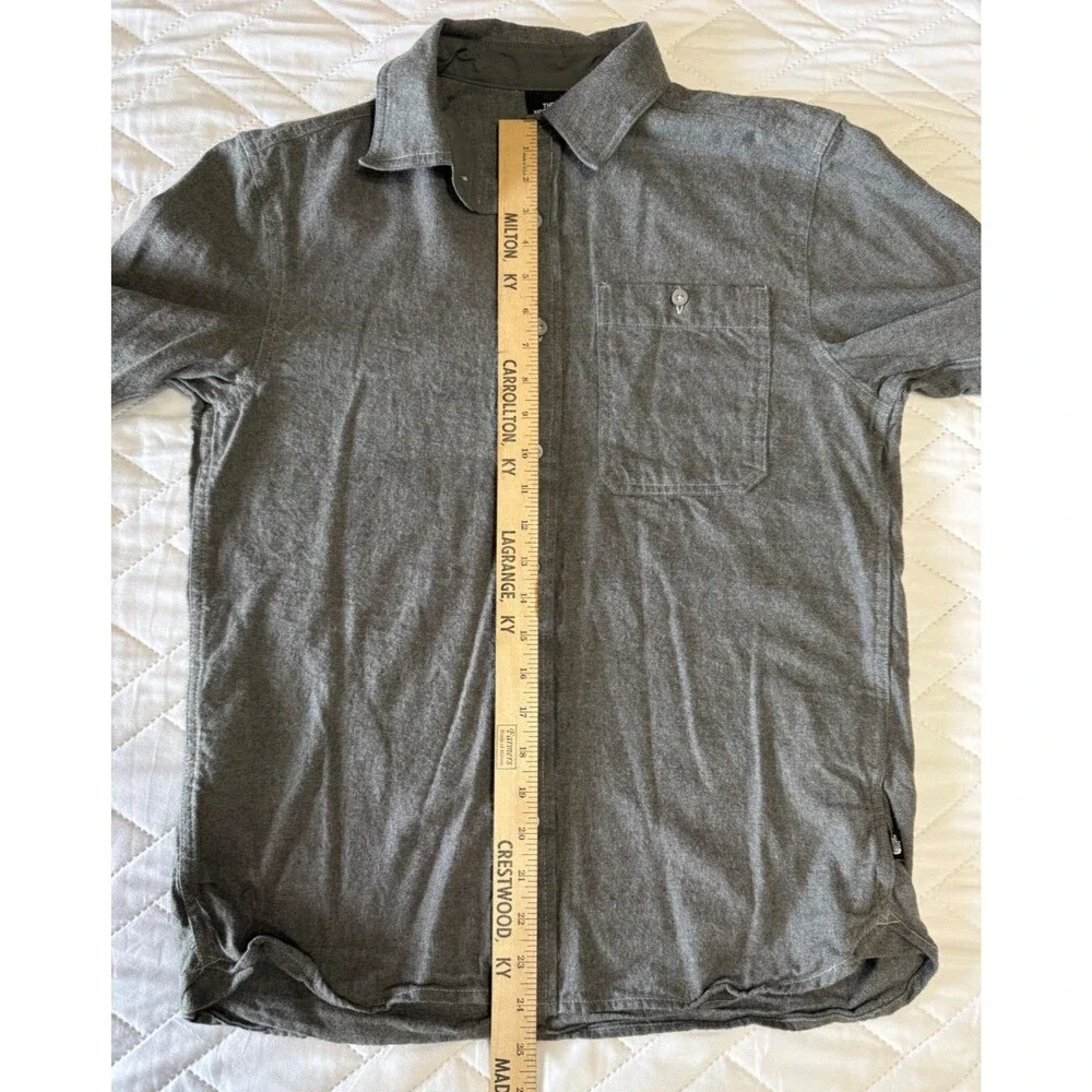 North Face Shirt Men's Small Long Sleeve 100% Cotton